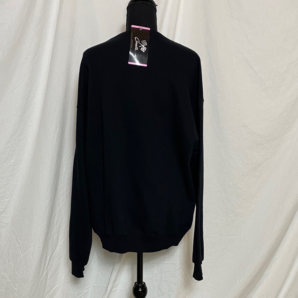 Corvette Black Retro Car Sweatshirt S - Picture 4 of 10